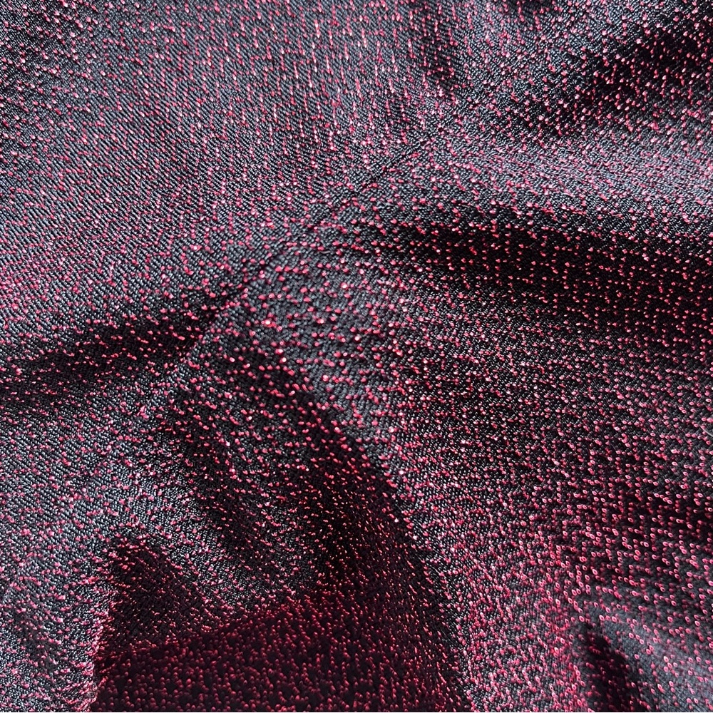 ARTIZAN ROBIN BARRE Red & Black Glitter Jacket - Picture 7 of 14